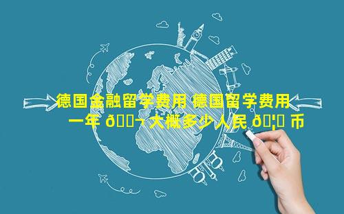 德国金融留学费用 德国留学费用一年 🐬 大概多少人民 🦆 币